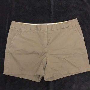 J. Crew City Fit Chino Shorts